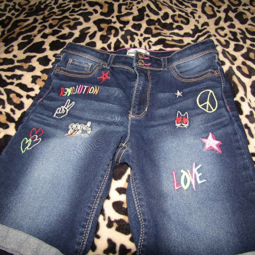 016  Jordache Biker Shorts Denim